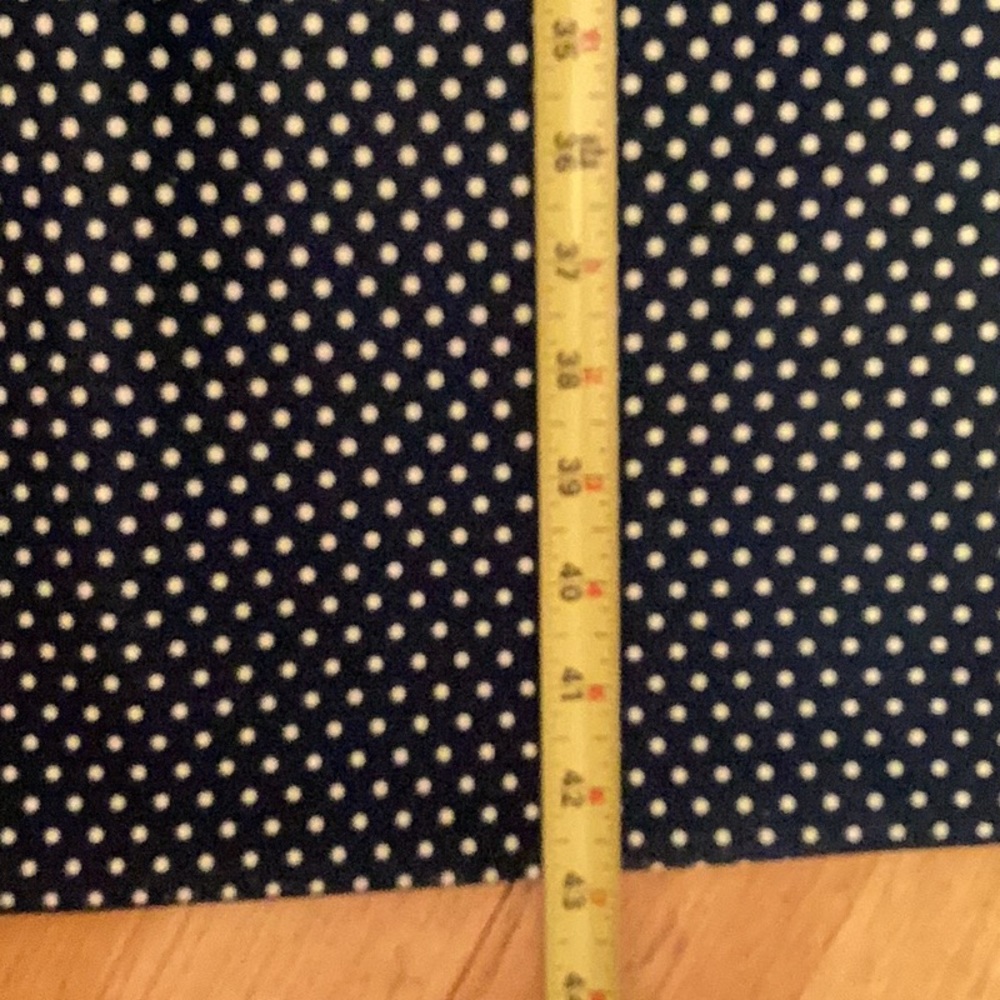 Beige by eci Navy and White Polka Dot Sheath Dress - Picture 9 of 11